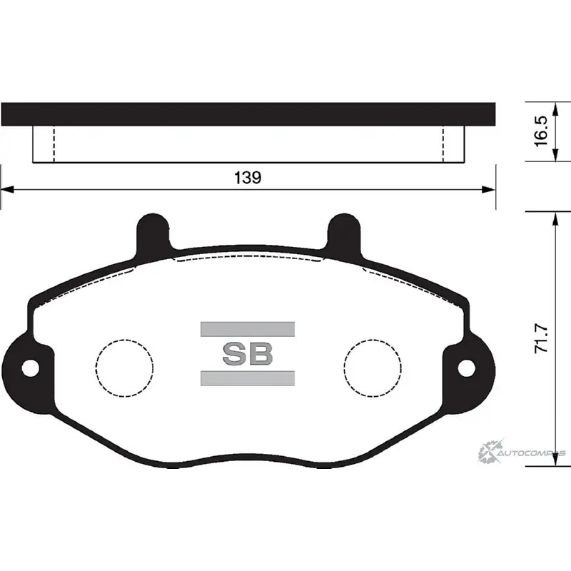 Тормозные колодки дисковые SANGSIN JIBK 5E SP2019 1420575623