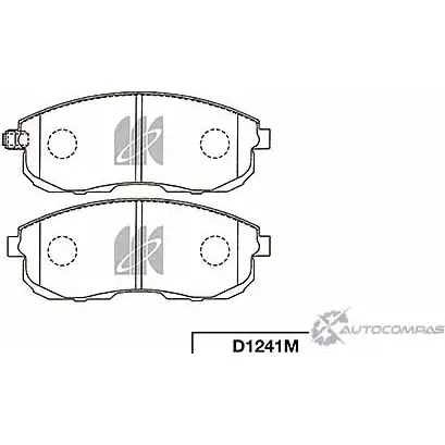 Тормозные колодки, дисковые, комплект KASHIYAMA YX04FA 1420576640 'D1241M IYV26M 9