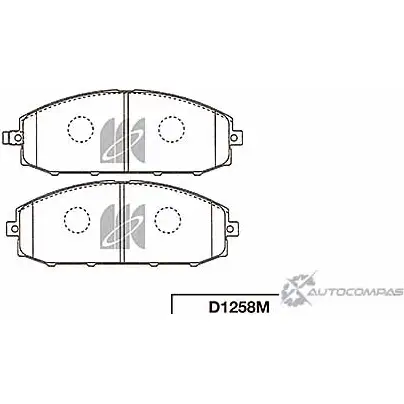 Тормозные колодки, дисковые, комплект KASHIYAMA 42GFMR 1420576621 'D1258M NMFI6 C изображение 0