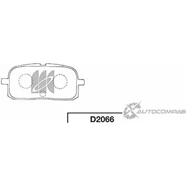 Тормозные колодки, дисковые, комплект KASHIYAMA WXLXKWR AKL8S E D2066 1420591963