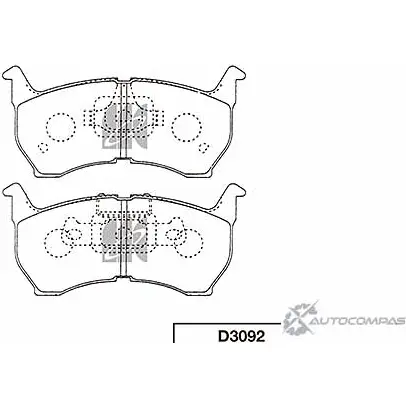 Тормозные колодки, дисковые, комплект KASHIYAMA STAGQN6 D3092 ELBM IK9 1420591563