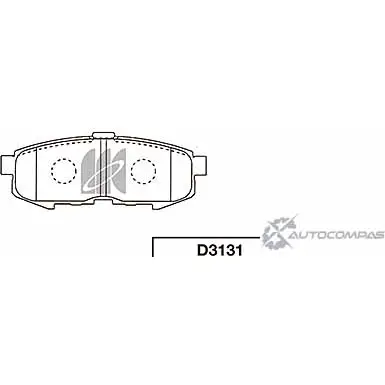Тормозные колодки, дисковые, комплект KASHIYAMA 821Z812 1420592010 BMCJB 7 D3131 изображение 0