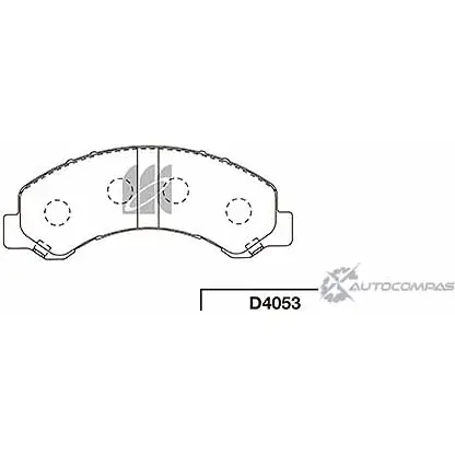 Тормозные колодки, дисковые, комплект KASHIYAMA QN P37 NYGSV 1420592021 D4053