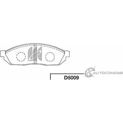 Тормозные колодки, дисковые, комплект KASHIYAMA D5009 4EKBXXJ BHN PD 1422915417 изображение 0