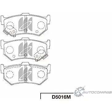 Тормозные колодки, дисковые, комплект KASHIYAMA HYNVS0F 1422915418 JLE5D 5N D5016M