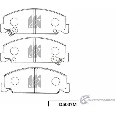Тормозные колодки, дисковые, комплект KASHIYAMA LV V5G D5037M 1420591616 YCYNE