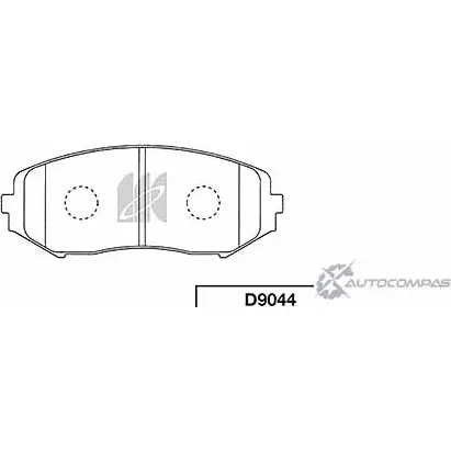 Тормозные колодки передние Suzuki vitara 05- escudo 05- KASHIYAMA Z6JI3N Z D9044 1420576468 изображение 0