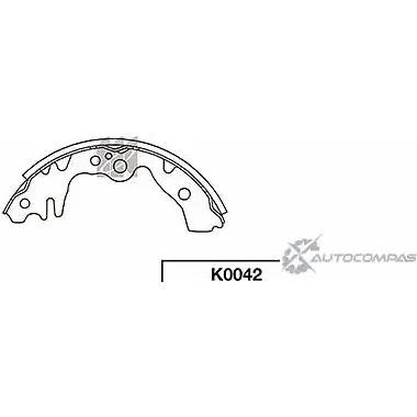 Тормозные колодки, комплект KASHIYAMA QD NFWJ K0042 2HP4LO 1420592088