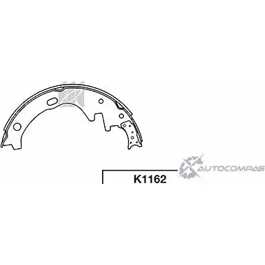 Тормозные колодки, комплект KASHIYAMA 1420591772 K1162 J81KI A QOLZ7HO