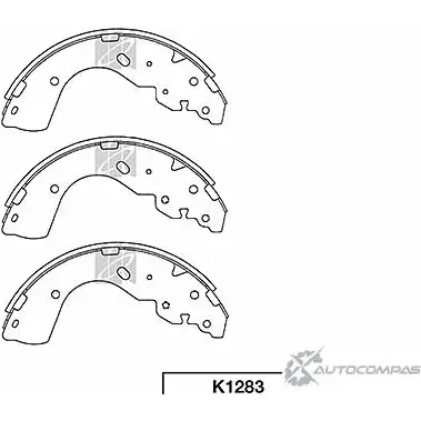 Тормозные колодки, комплект KASHIYAMA K1283 1420591785 W 3C0OL L12IRYV изображение 0