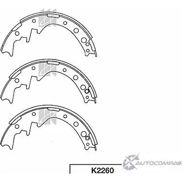 Тормозные колодки, комплект KASHIYAMA JG6SO 1420576680 4G4IO0 8 'K2260