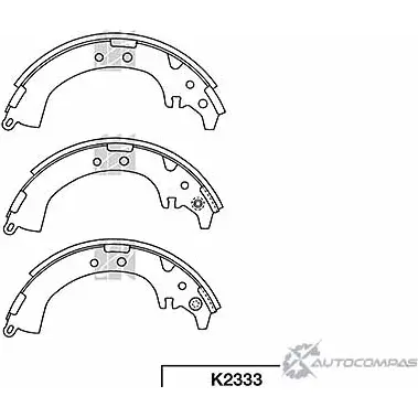 Тормозные колодки, комплект KASHIYAMA OR1N T 1420591817 K2333 KF3JMFE