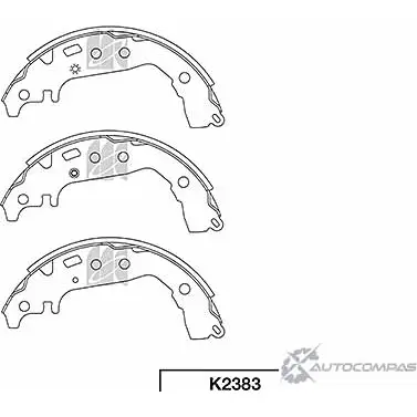 Тормозные колодки, комплект KASHIYAMA K2383 1420592130 A7868M 3 UWUT изображение 0