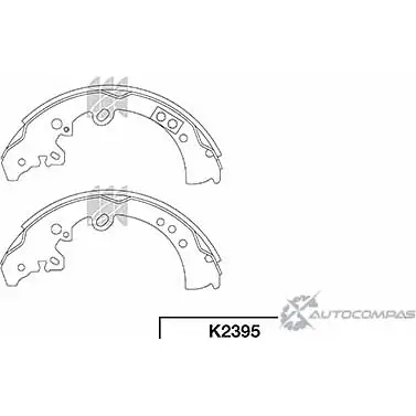 Тормозные колодки, комплект KASHIYAMA 46CGX7 SP CM3X K2395 1420591828 изображение 0