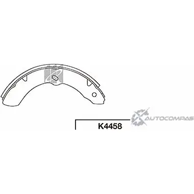 Тормозные колодки, комплект KASHIYAMA 1420591857 OSM BR K4458 0W3WMK