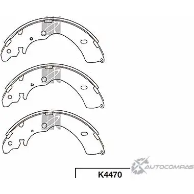 Тормозные колодки, комплект KASHIYAMA 6X H5LV HFQCW25 K4470 1422915467 изображение 0