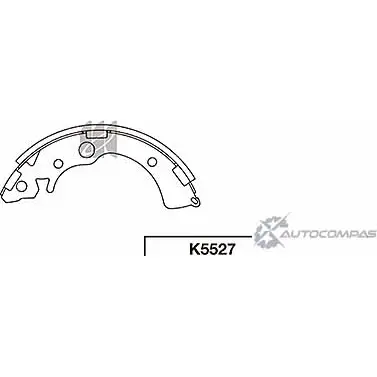Тормозные колодки, комплект KASHIYAMA K5527 Y3E6Y 1 61713 1420591865