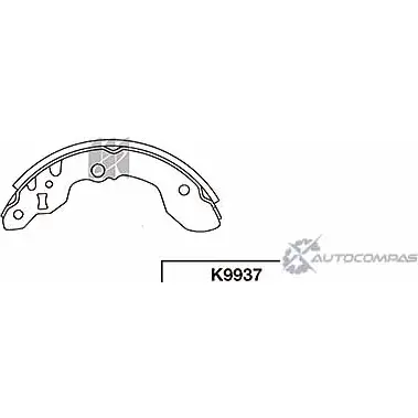 Тормозные колодки, комплект KASHIYAMA K9937 7XQ9GPR 0FP774 G 1420592210 изображение 0