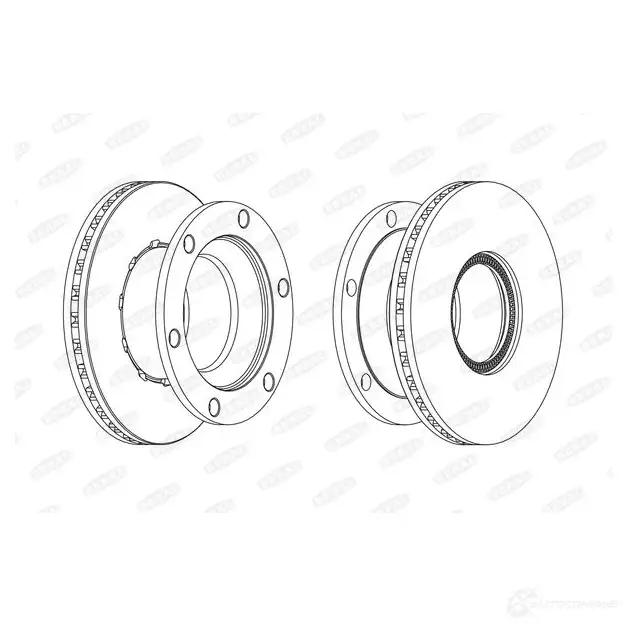 Тормозной диск BERAL 6PPBQ DG 2163150 4044197305780 BCR219A изображение 0