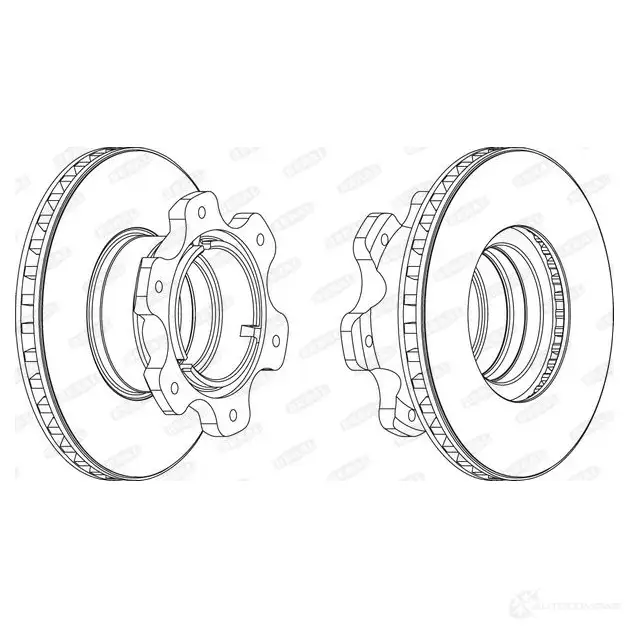 Тормозной диск BERAL 7 W6WJ BCR208A 4044197305704 2163142 изображение 0