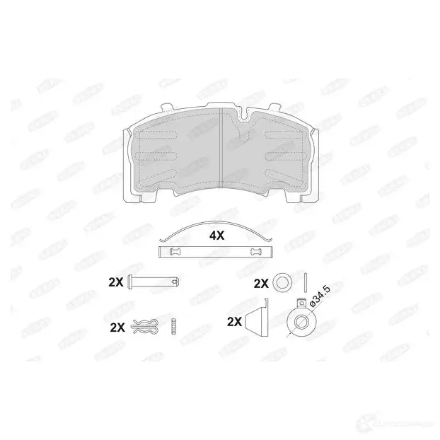 210 8. BERAL 29264 30004145754/29171 колодки дисковые (210,8x108x30) \BPW/ Knorr sb4309t (sk7). Тормозные колодки берал. BERAL колодки 2931935004105393. Колодки Кнорр 210мм.