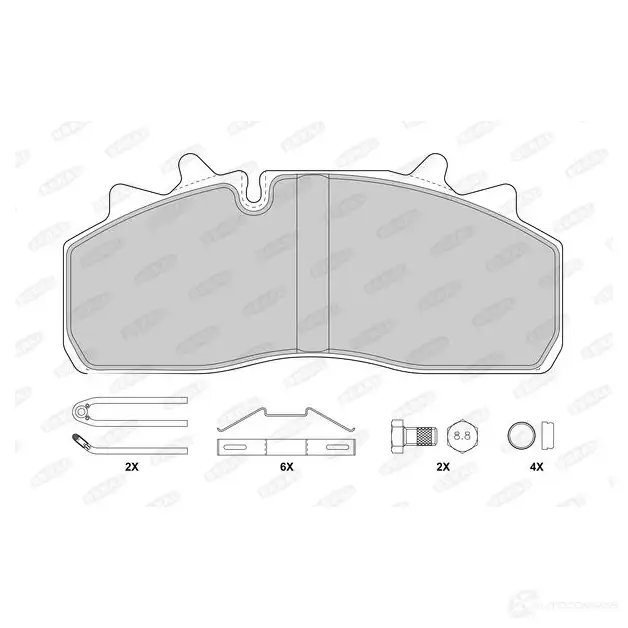 Тормозные колодки дисковые, комплект BERAL ILJGN3 Y BCV29159BK 1437133930 изображение 0