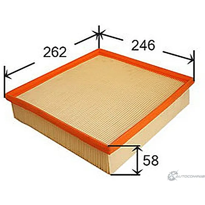Воздушный фильтр JS ASAKASHI A0256 PZ4 BE 3335905 4580266831823 изображение 0