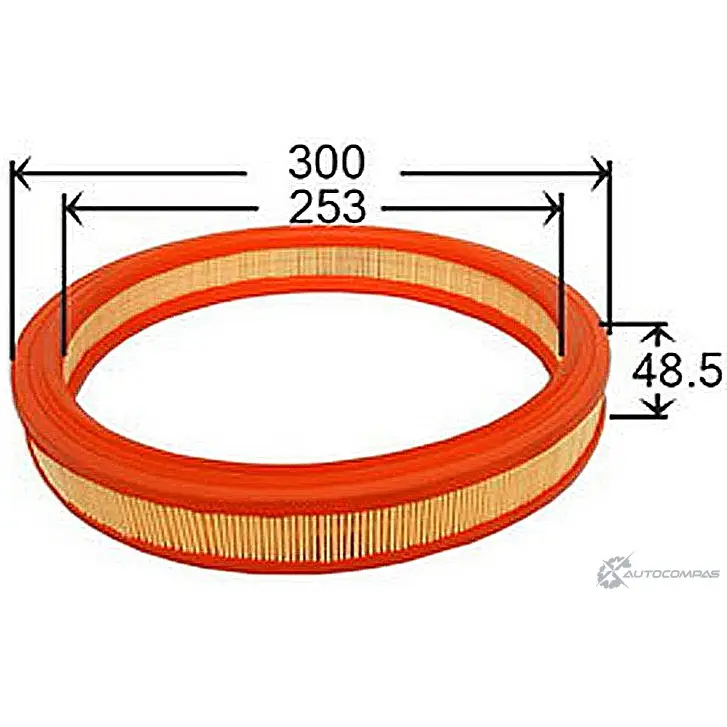 Воздушный фильтр JS ASAKASHI 3335944 MT1 8Q A0297 4580270600132