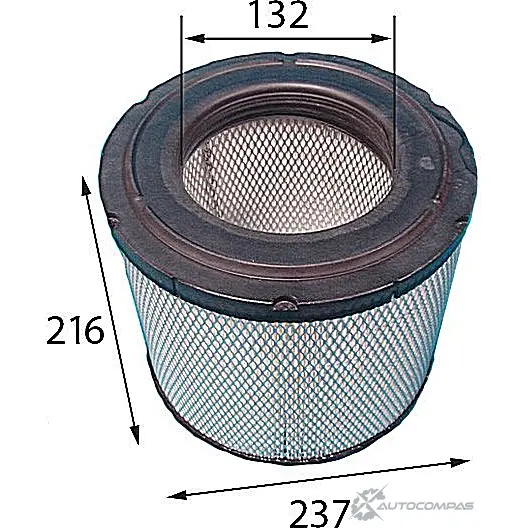 Воздушный фильтр JS ASAKASHI 4582409058265 Y9LCC MX 3336434 A26031