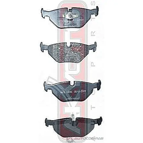 Колодки тормозные дисковые задние AKYOTO LGR 5W QCEM9N 'AKD-0014 1420570872 - Изображение 1