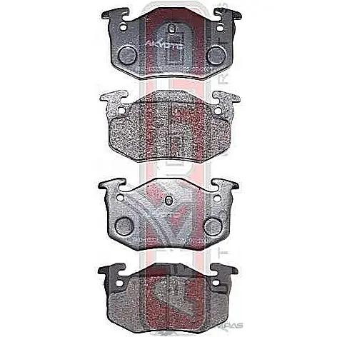 Колодки тормозные дисковые задние AKYOTO MS LMN3 2AZDNM 'AKD-03322 1420570868 изображение 0