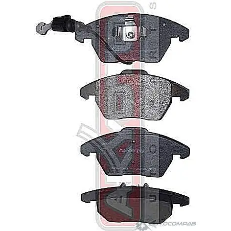Колодки тормозные дисковые передние с датчиком AKYOTO S3 3XSRS XP3EJ 1420939033 AKD-0348 - Изображение 1