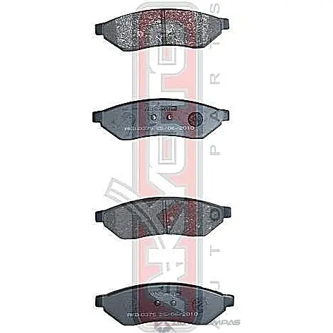 Колодки тормозные дисковые задние AKYOTO 1420570996 'AKD-0375 D1N9 K 070U7D - Изображение 1