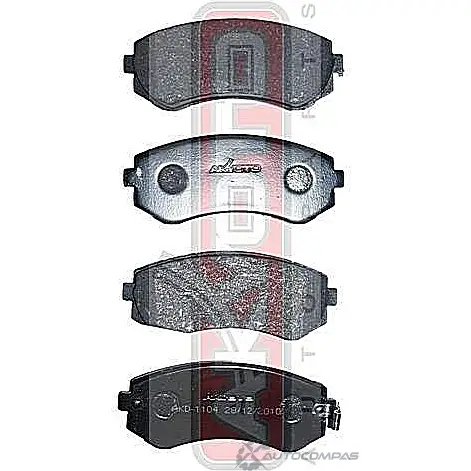 Колодки тормозные дисковые передние AKYOTO 1420570946 'AKD-1104 VWXEPY AH9 VU - Изображение 1