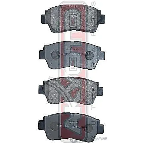 Колодки тормозные дисковые передние AKYOTO W S1DW4 KMZJ9 'AKD-1131 1420570939 - Изображение 1