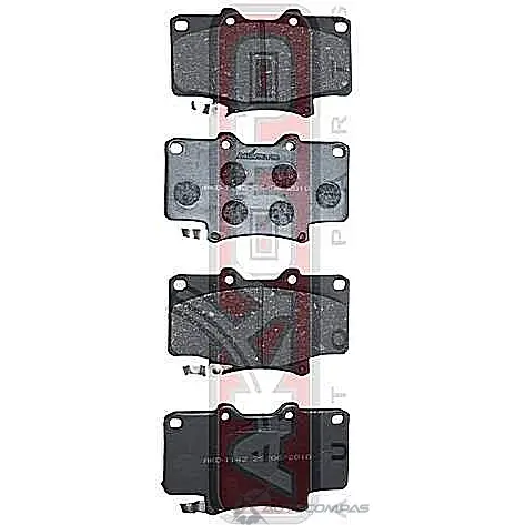 Колодки тормозные дисковые передние AKYOTO Q3 Q2YL 489QVGL 'AKD-1142 1420570846 - Изображение 1