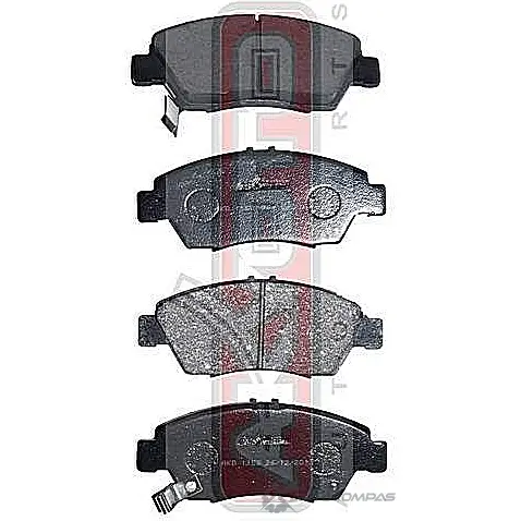 Колодки тормозные дисковые передние AKYOTO 1420571014 'AKD-1158 1IJ17W5 DG 76GF изображение 0