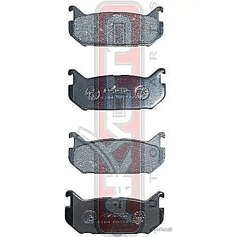 Колодки тормозные дисковые задние AKYOTO LS7 39 1420570844 TJUHS 'AKD-1164 - Изображение 1