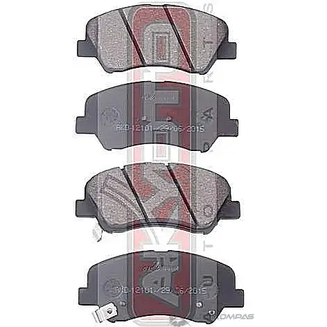 Колодки тормозные дисковые передние AKYOTO 'AKD-12101 BLT64N 1420571053 V BG8ZMV