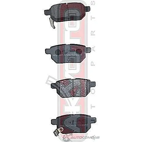 Колодки тормозные дисковые задние AKYOTO KHLU7 F I6D2KJQ 1420571040 'AKD-12130 - Изображение 1