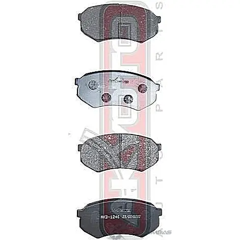 Колодки тормозные дисковые передние AKYOTO 682 ZKP H37MG71 'AKD-1246 1420570922