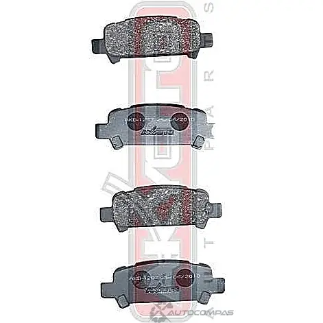 Колодки тормозные дисковые задние AKYOTO 'AKD-1282 AS7C7I 8R KJZ 1420570953 - Изображение 1