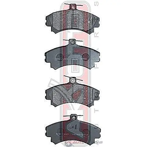 Колодки тормозные дисковые передние AKYOTO 6I4C623 Y6C7 EPB 1420570897 'AKD-1283 - Изображение 1