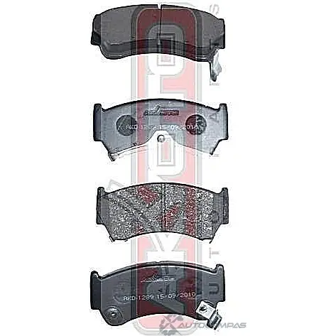Колодки тормозные дисковые передние AKYOTO 5SLCKE 7DMS 59 AKD-1289 1420933878 - Изображение 1