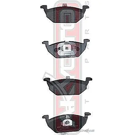 Колодки тормозные дисковые передние AKYOTO 64P2QM 1420570875 L6 JFKOA 'AKD-1304 - Изображение 1