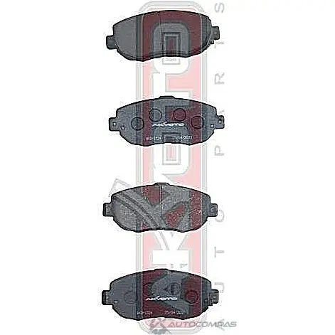 Колодки тормозные дисковые передние AKYOTO 8 44APNI 1420570960 'AKD-1324 LY13F изображение 0