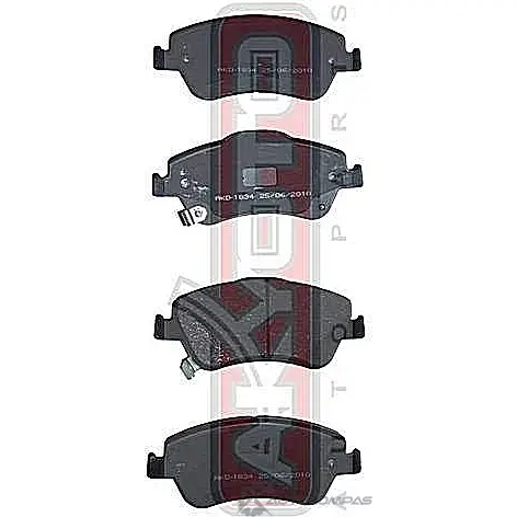 Колодки тормозные дисковые передние AKYOTO UDXGT 1420936395 I1VVN 8 AKD-1834 - Изображение 1