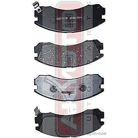 Колодки тормозные дисковые передние AKYOTO 'AKD-3233 EVGAG 1AR GS8S 1420570839 - Изображение 1