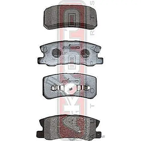 Колодки тормозные дисковые задние AKYOTO 'AKD-3450 W3PXG 2P1 U6 1420570964 - Изображение 1
