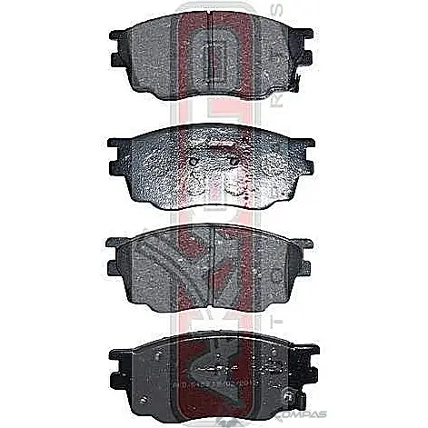 Колодки тормозные дисковые передние AKYOTO 'AKD-5483 Y61WSO 1420571063 3 2SEU - Изображение 1